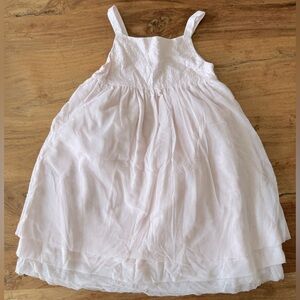 The White Company light pink sequin and tulle dress 2-3 yrs.